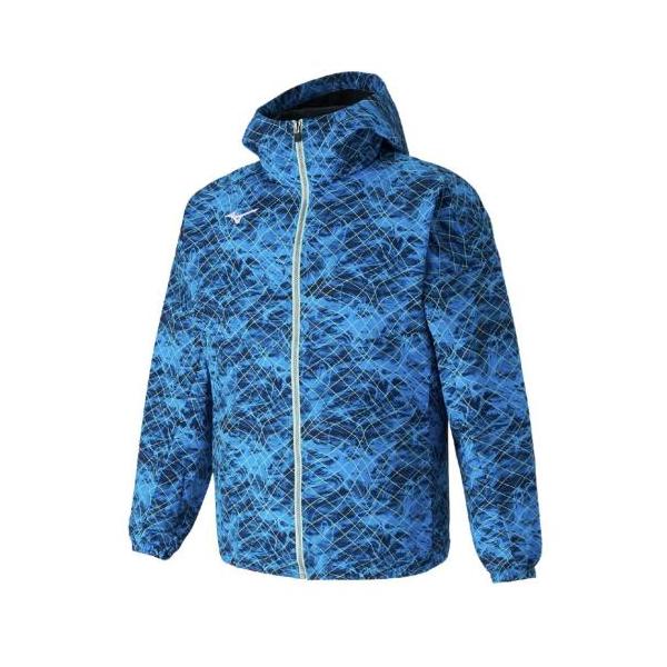 トレーニングクロスジャケットストレッチ撥水布帛素材のスイムアパレルです。フード付きジャケット ”Frontier”を表したグラフィックモデル未開の地へ踏み入れる開拓者・ブレイクスルーをインスピレーションに水面から差し込む光、デジタル調のグリ...