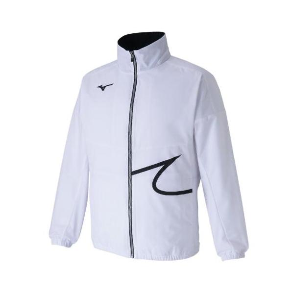 トレーニングクロスジャケットストレッチ撥水布帛素材のスイムアパレルです。シンプルな中にランバードロゴのパーツをデザイン