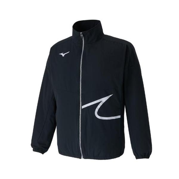 トレーニングクロスジャケットストレッチ撥水布帛素材のスイムアパレルです。シンプルな中にランバードロゴのパーツをデザイン