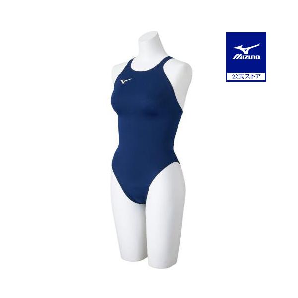 Mizuno 水着 青色 ハイカットタイプ イトマン水着「最終価格」 MIZUNO（ミズノ） 競泳水着 レディース FINA承認 ハイカット 別注