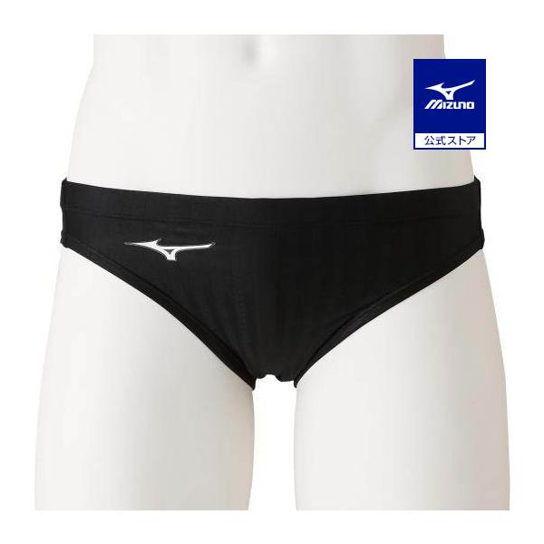 N*様 MIZUNO競パン ポロパン Mサイズ 未使用 ブラック×ホワイト MIZUNO（ミズノ） ミズノ公式 競泳用Vパンツ ジュニア ブラック