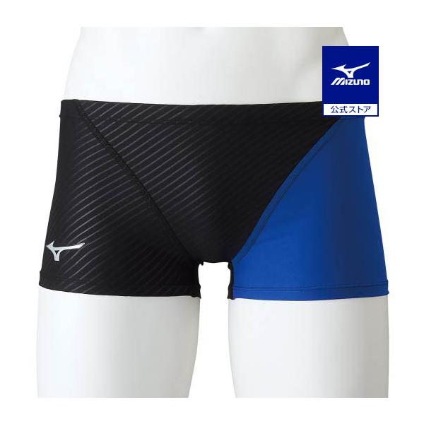 ミニマムなアシンメトリー切り替えと、斜めに入ったエンボスデザインのエクサースーツ。