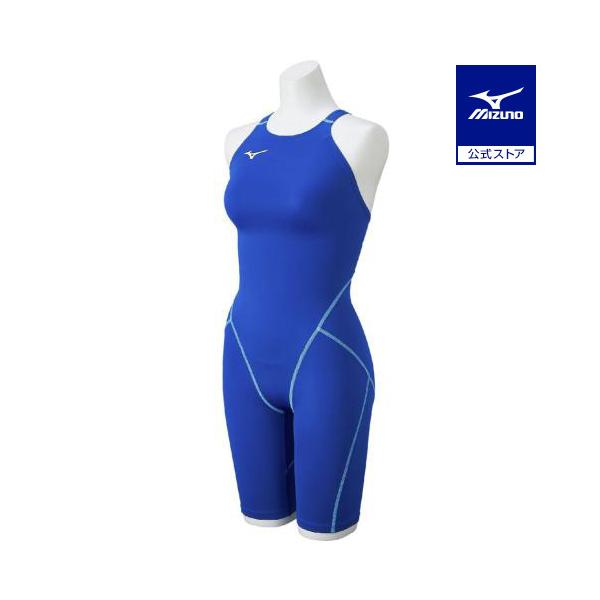 【Lサイズ】新作Mizuno GX・SONIC STREAM ブルー　競泳水着 MIZUNO（ミズノ） ミズノ公式 競泳用 GX・SONIC STREAM ハーフスーツ