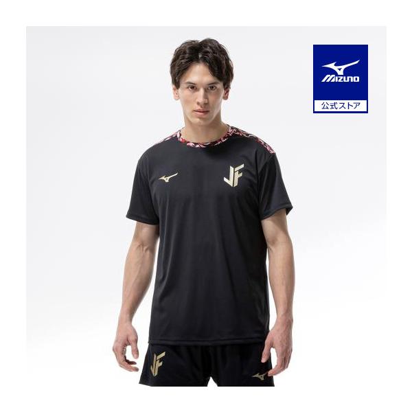ミズノ公式 JF トレーニングシャツ ブラック ユニセックス