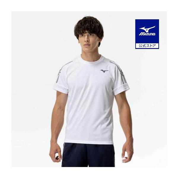 MCラインがポイントのシンプルなクイックドライのプラクティスシャツ。汗をかいてもさらっと快適。