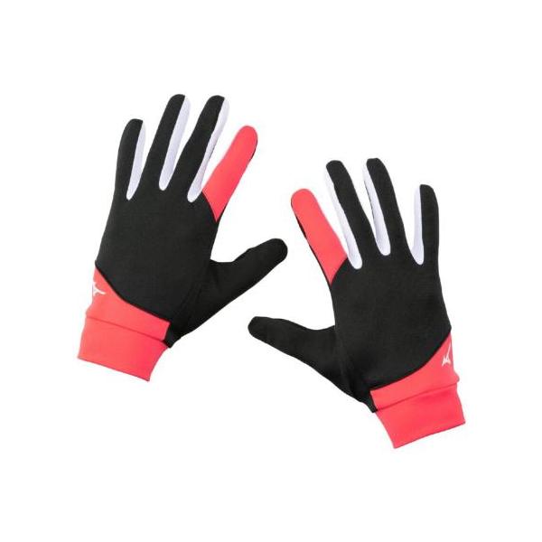 ミズノ公式 レーシンググローブ ユニセックス ブラック×レッド
