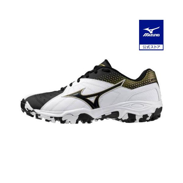 ウェーブ ガイア 3 WIDE　ホワイト×ゴールド　【MIZUNO|ミズノ】ハンドボールシューズx1gd235004