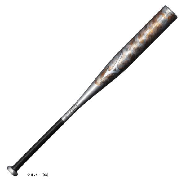 MIZUNO（ミズノ）軟式用金属製バット HOT METAL 83cm/平均770g・84cm/平均780g（1CJMR178）野球 ベースボール トップバランス 軟式野球 金属バット 一般用