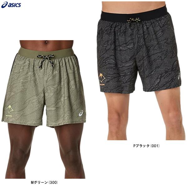 ◆メール便対応商品◆ASICS（アシックス）FUJITRAIL グラフィック５インチショーツ（2011D392） ランニング ハーフパンツ ショートパンツ メンズ