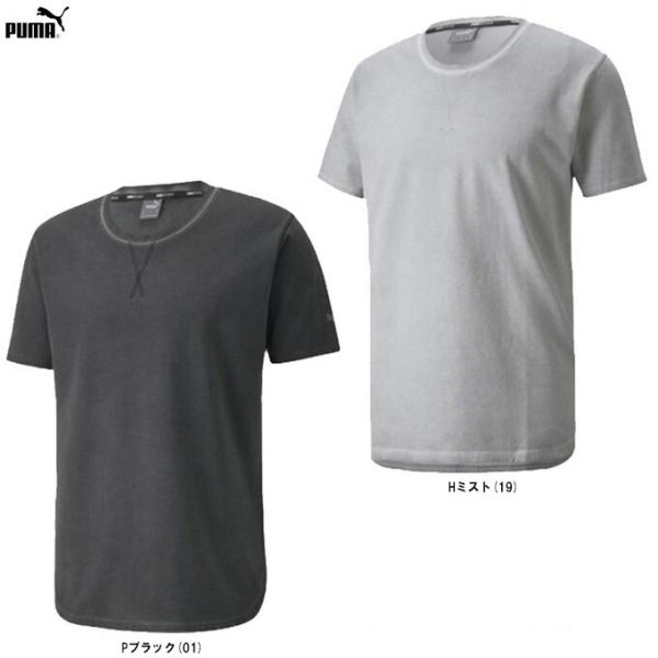 ◆メール便対応商品◆PUMA（プーマ）STUDIO WASH SS Tシャツ（521940）スポーツ トレーニング ランニング 半袖 ウェア クルーネック メンズ