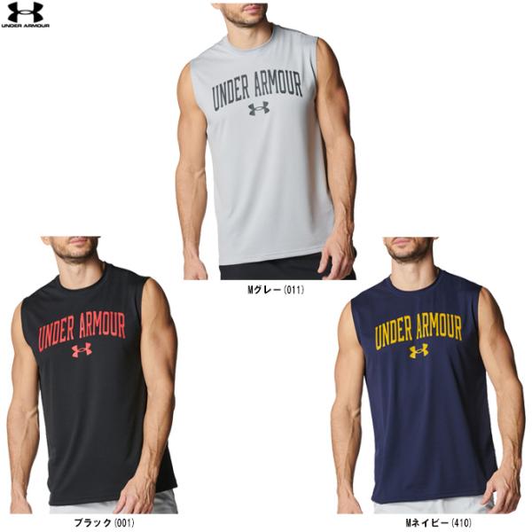 ◆メール便対応商品◆UNDER ARMOUR（アンダーアーマー）UAテック グラフィック スリーブレス シャツ（6001541） ランニング ノースリーブ タンクトップ メンズ
