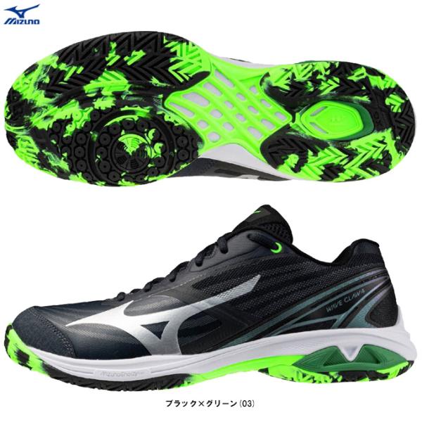 ■品番71GA2644■商品説明MIZUNO ENERZY NXT搭載の、軽量性・加速性コンセプトのnewウエ―ブクロー。4Eワイドタイプ。その他特徴：日本バドミントン協会検定合格品■素材甲材：人工皮革、合成繊維底材：合成底インソール：ミズ...
