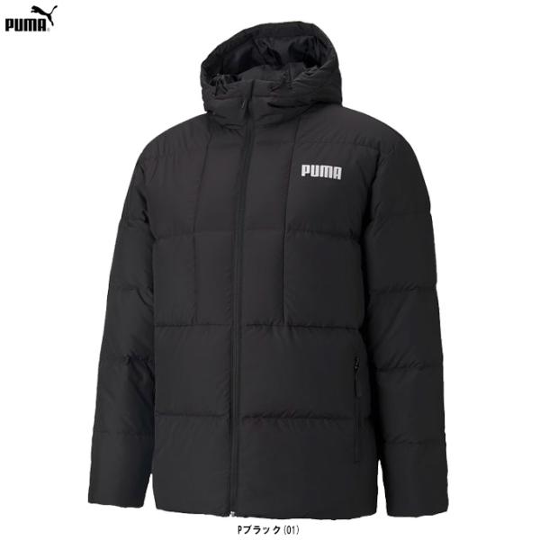 プーマ幾何学模様 フード付きダウン風ウェア プーマ幾何学模様 フード付きダウン風ウェア
