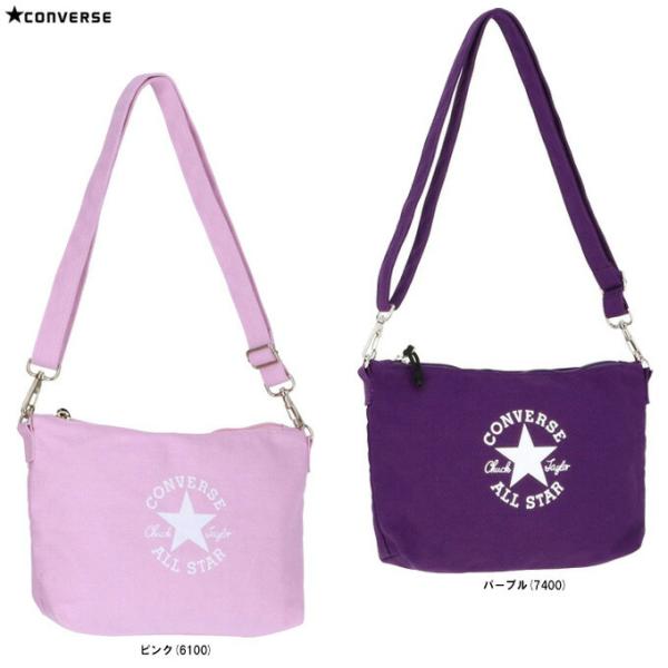 ■品番C2055053■商品説明さまざまなシーンで使い勝手のいいミニショルダー(ヨコ型)。色落ちのしにくいコットンを採用。シンプルなコンバースロゴもきいています。■素材コットン■カラーピンク(6100)パープル(7400)■サイズH19×W...