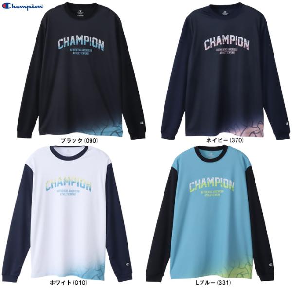 ◆メール便対応商品◆Champion（チャンピオン）ロングスリーブTシャツ（C3CV410） バレーボール ロンT 長袖 カジュアル メンズ