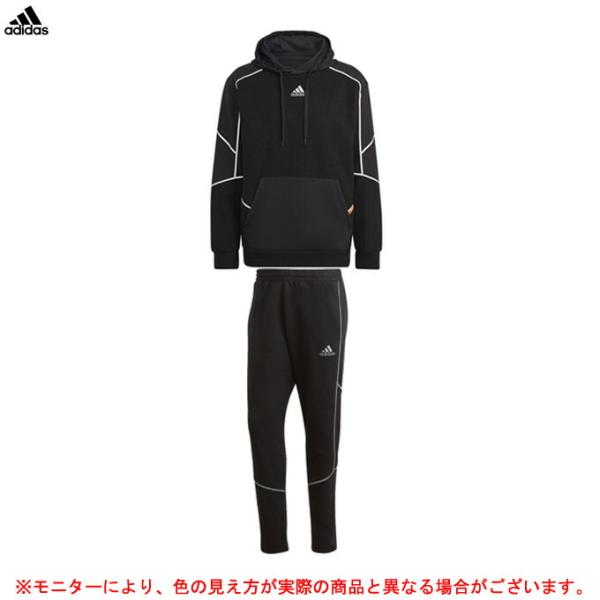 adidas（アディダス） M ESS 裏起毛 スウェット FZフーディ パンツ
