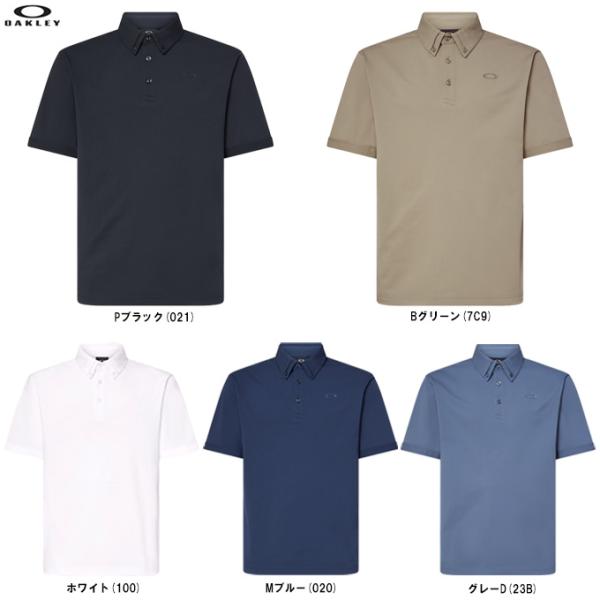 ◆メール便対応商品◆OAKLEY（オークリー）O-Sync Pack Polo Seersucker 2.0（FOA408802） ランニング ポロシャツ 半袖 吸汗速乾 UVカット メンズ