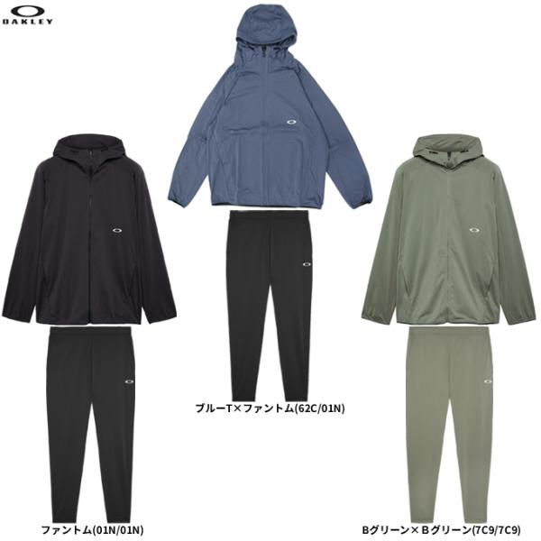 OAKLEY（オークリー）O-Tech Cold Uv Cut ジャケット パンツ 上下セット（FOA409473/FOA409515）セットアップ 接触冷感 吸汗速乾 フードあり メンズ