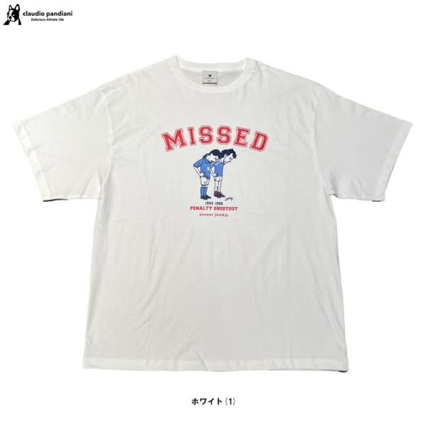 ◆メール便対応商品◆soccer junky（サッカージャンキー）MISSED プレミアム半袖TEE（JR26C50）JERRY サッカー フットサル Claudio Pandiani メンズ