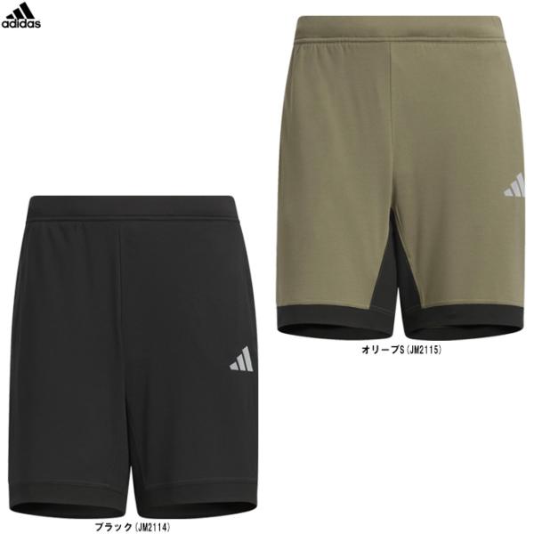 ◆メール便対応商品◆adidas（アディダス）アダプテーション レギュラーフィット ダブルニットショーツ（KQD50）ランニング ハーフパンツ ボトムス メンズ