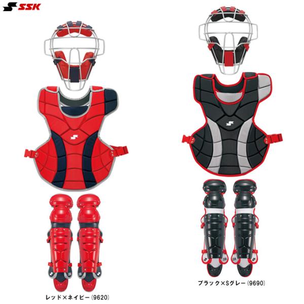■品番SSK-SET-222CNM2400CS/CNP2100C/CNL2100C■商品説明マスク・プロテクター・レガースの軟式野球用キャッチャー防具3点セットです。マスク：M・A・B号球対応、SG基準品。プロテクター：耐久性の高いポリエス...