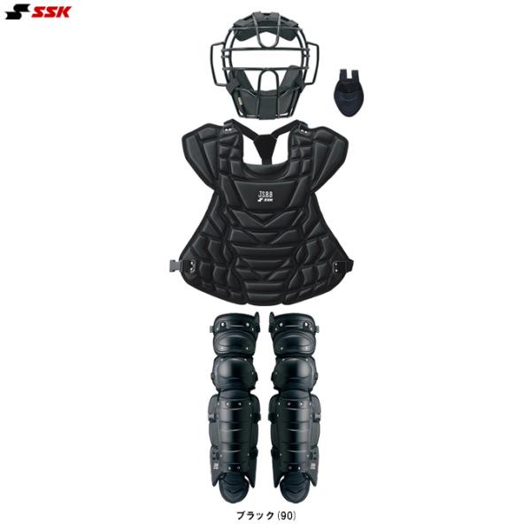 ■品番SSK-SET-223CNM810S/CTG10/CNP1500/CNL1500■商品説明マスク：M・A・B号球対応、SG基準品。スロートガード：長さ調整機能（面ファスナー仕様）プロテクター：快適性と保護性能を両立した軟式用プロテクタ...