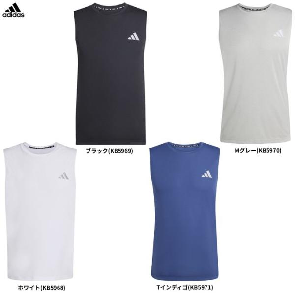 ◆メール便対応商品◆adidas（アディダス）Adi365 ランニング エッセンシャルズ タンクトップ（ZK505）スポーツ ランシャツ 袖なし 吸汗速乾 メンズ