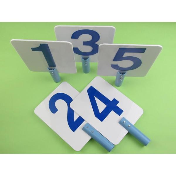 コートナンバープレート(10番以下1枚) ゲートボール用品