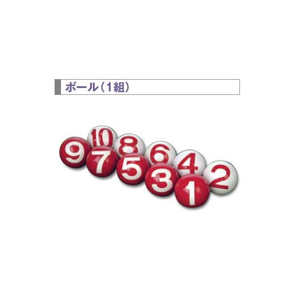●ゲートボールで使用する屋外用ボールになります。●1〜10番までの10個セット品です。●(公財)日本ゲートボール連合公認品。※従来の二面表示ボールです。ハタチHATACHI(羽立工業)製品GB301B仕様、素材ABS、サイズ約φ7.5cm、...