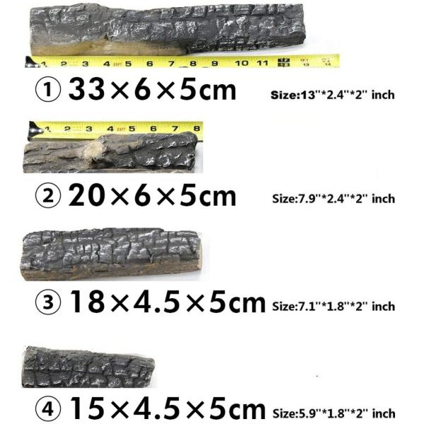 セラミックログ セット 暖炉用 4本セット エタノール暖炉 レプリカ薪 約15cmから33cm 薪 たき木 Hmleaf 4 Small Pieces Buyee Buyee Japanese Proxy Service Buy From Japan Bot Online