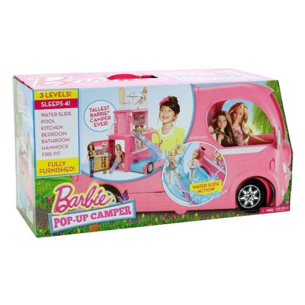 バービーの ポップアップ キャンピングカー Barbie Pop Up Camper Vehicle バービー人形 関連グッズ 車 カー キャンプ バス キッチン プール Buyee Buyee Japanese Proxy Service Buy From Japan Bot Online