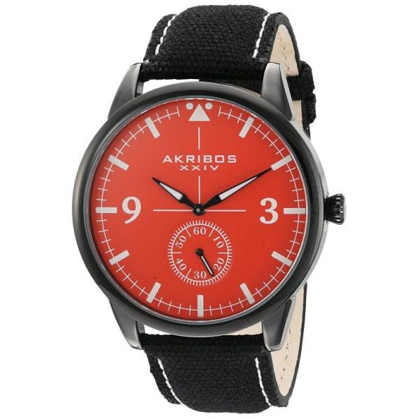 アクリボス Akribos XXIV 男性用 腕時計 メンズ ウォッチ レッド 
