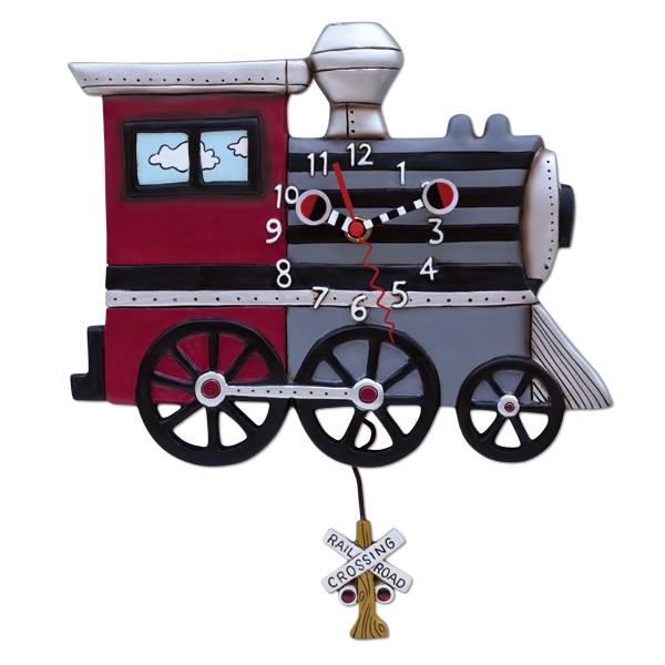 即納 アレン デザイン 振り子時計 Allen Designs Choo Choo Train Clock チューチュー トレイン 蒸気機関車 鉄道 列車 置き時計 掛け時計 P1558 ミシ Sokunou Zre 10 Mj Market 通販 Yahoo ショッピング
