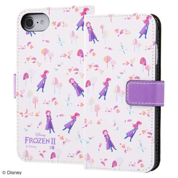 ディズニー Iphone Se 第2世代 第3世代 8 7 6s 6 手帳型 ケース カバー マグネット式 Icカード収納 大きめ収納 アナと雪の女王2 総柄 02 In Dp バリアスレーベル 通販 Yahoo ショッピング