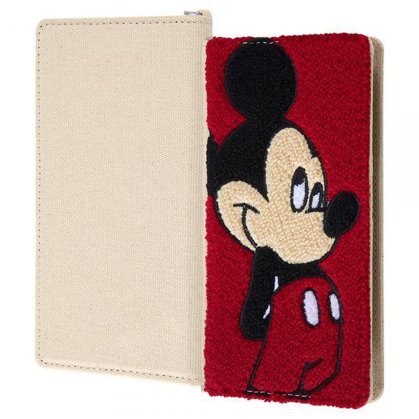 ディズニー 各種スマートフォン ケース カバー スマートフォン ディズニーキャラクター 汎用 手帳型 ケース Flex Mサイズ サガラ刺繍 ミッキーマウス バリアスレーベル 通販 Yahoo ショッピング