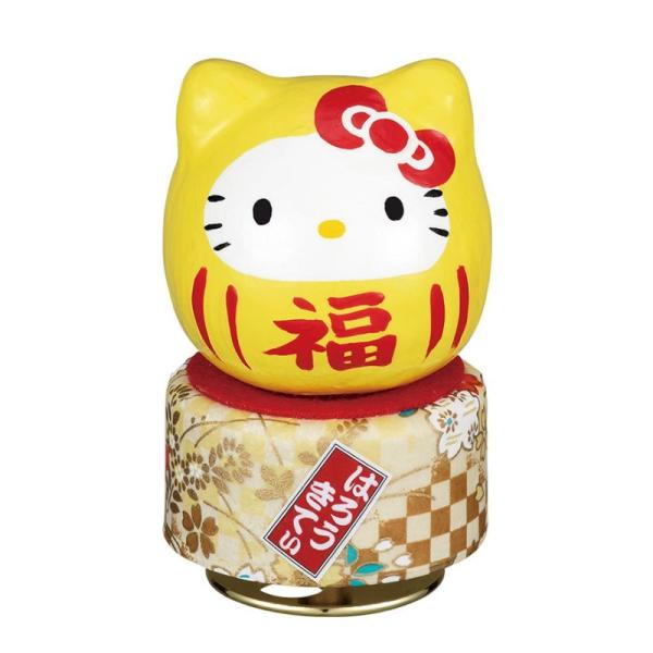 ハローキティ だるま ２個セット 楽天市場】ハローキティ マスコットホルダー（桜だるま） ピンク