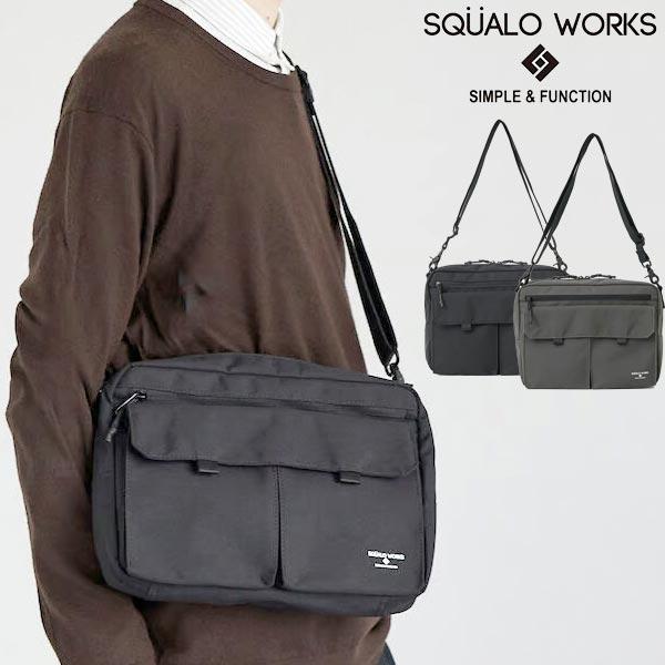 SQUALO WORKS Nylon OX SHOULDER BAG (Black) SW-NY003 (4580624840788
