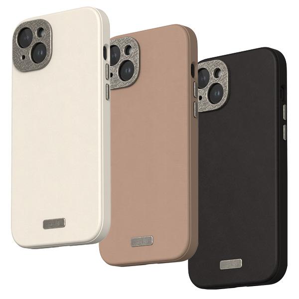 moshi iPhone 15 Plus MagSafe対応 耐衝撃 プレミアムヴィーガンレザー