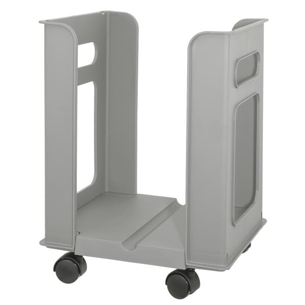 他サイト： サンコープラスチック(SankoPlastic) 日本製 新聞ストッカー キャスター付き グレーの商品画像