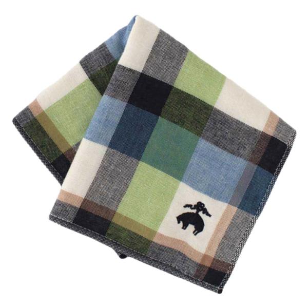 ブルックスブラザーズ メンズ タオルハンカチ (ホワイト) 表