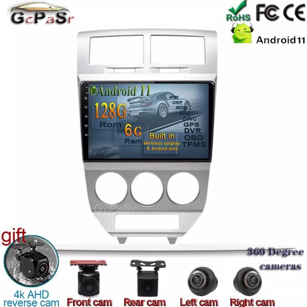 送料無料 早い者勝ち ダッジキャリバー6グラム 128グラムandroid 11車ラジオマルチメディアプレーヤーヘッドユニット0710autoradioタッチ 店長大暴走 クリアランスsale Istx Edu Ec