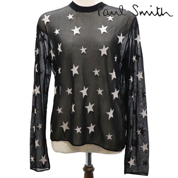 ポールスミス ニットTシャツ レディース Paul Smith ブラック 0S W1R 