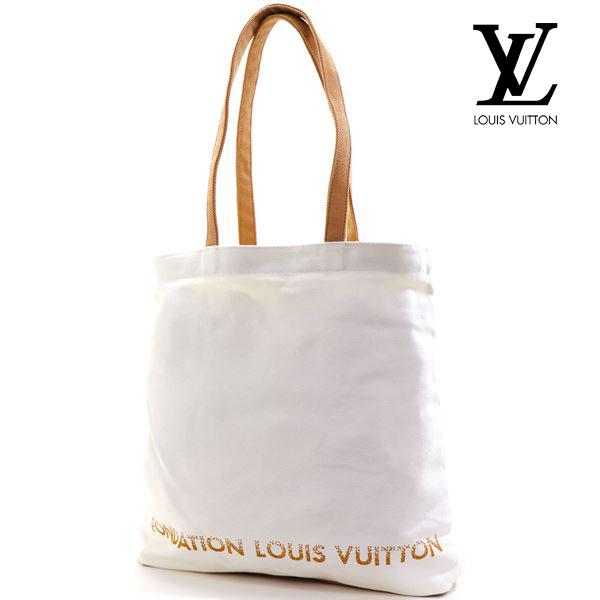 ルイヴィトン トートバッグ メンズ レディース 美術館限定 フォンダシオン LOUIS VUITTON ホワイト 2000000000572