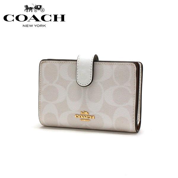 コーチ 二つ折り財布 レディース Coach チョーク グラシアホワイト Imrff Imrff Mkcollection 通販 Yahoo ショッピング