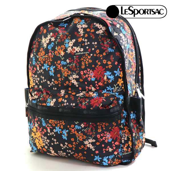 新品　LeSportsac レスポートサック　リュック　バックパック　黒　花柄 LeSportsac（レスポートサック） リュック レディース バッグ FLORAL