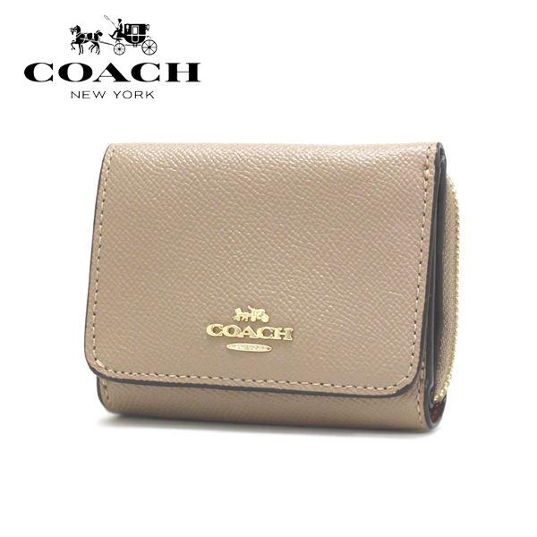 コーチ 三つ折り財布 レディース Coach Wallet ラグジュアリー クロスグレーン トープ Imtau Imtau Mkcollection 通販 Yahoo ショッピング
