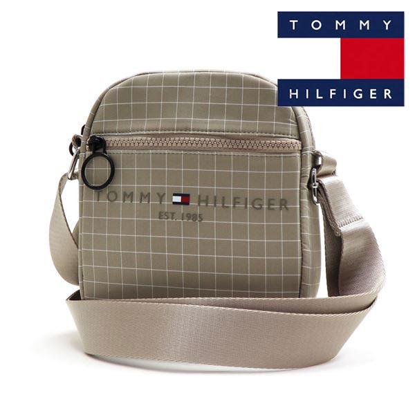 【新品】トミーヒルフィガー ショルダーバック THモノグラムロゴ ベージュ TOMMY HILFIGER（トミー・ヒルフィガー） ショルダーバッグ レディース
