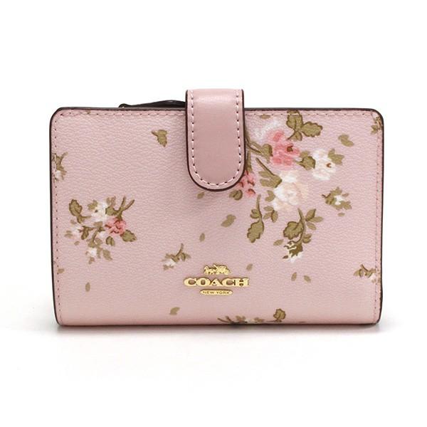 コーチ 二つ折り財布 レディース Coach Wallet ローズ ブーケプリント ブロッサムマルチ ピンク Imokv Imokv Mk Collection 通販 Yahoo ショッピング