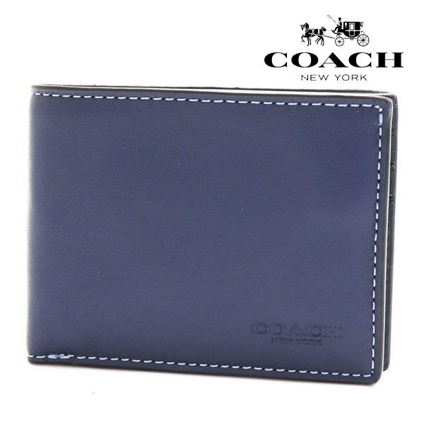 COACH（コーチ） カードケース メンズ COACH Card Case 財布 ディープ