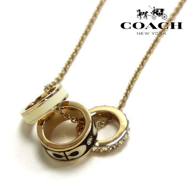 COACH コーチ ネックレス レディース アクセサリー CI905 GD/BK 